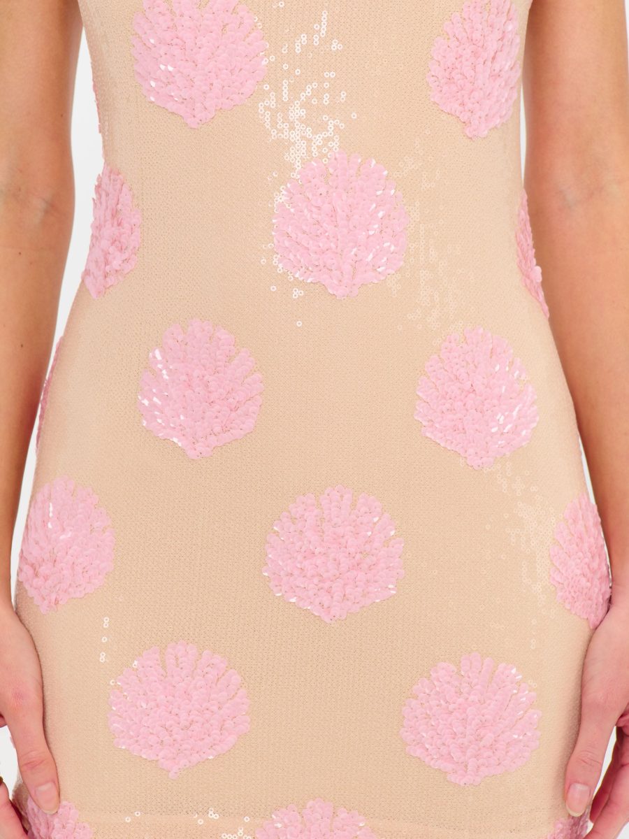 Lets Go Mini Dress ~ Shell Sequins