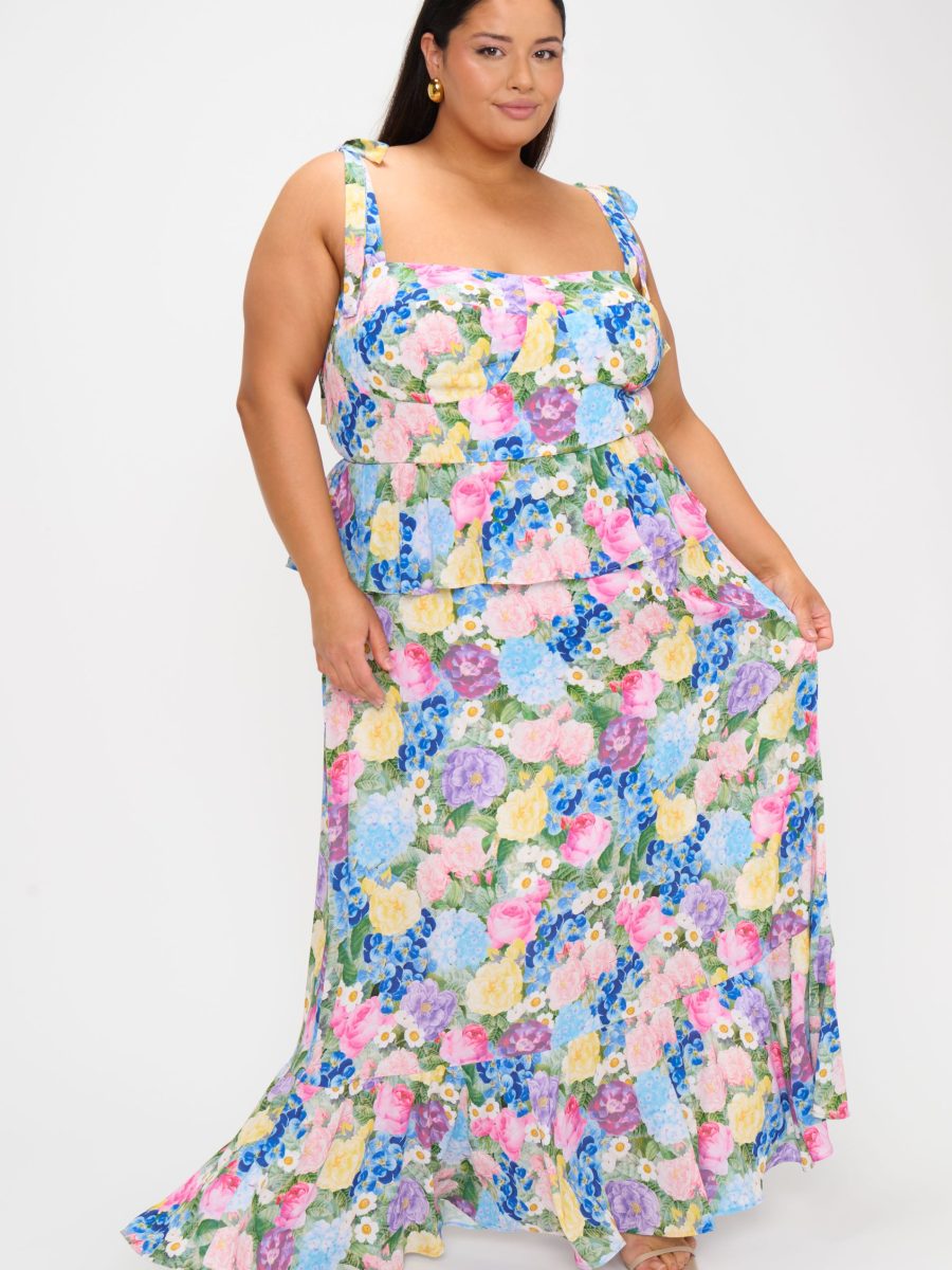Paxton Midi Dress ~ Flower Shop