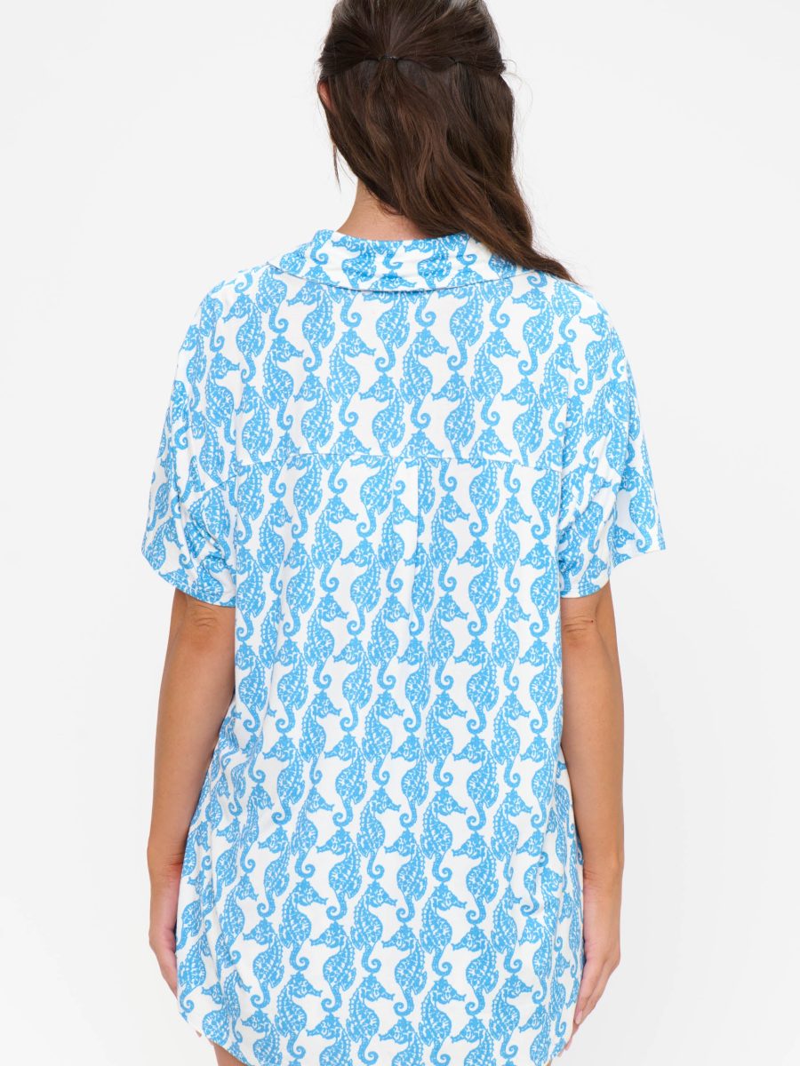 Sunday Morning PJ Set ~ Seahorse Jersey