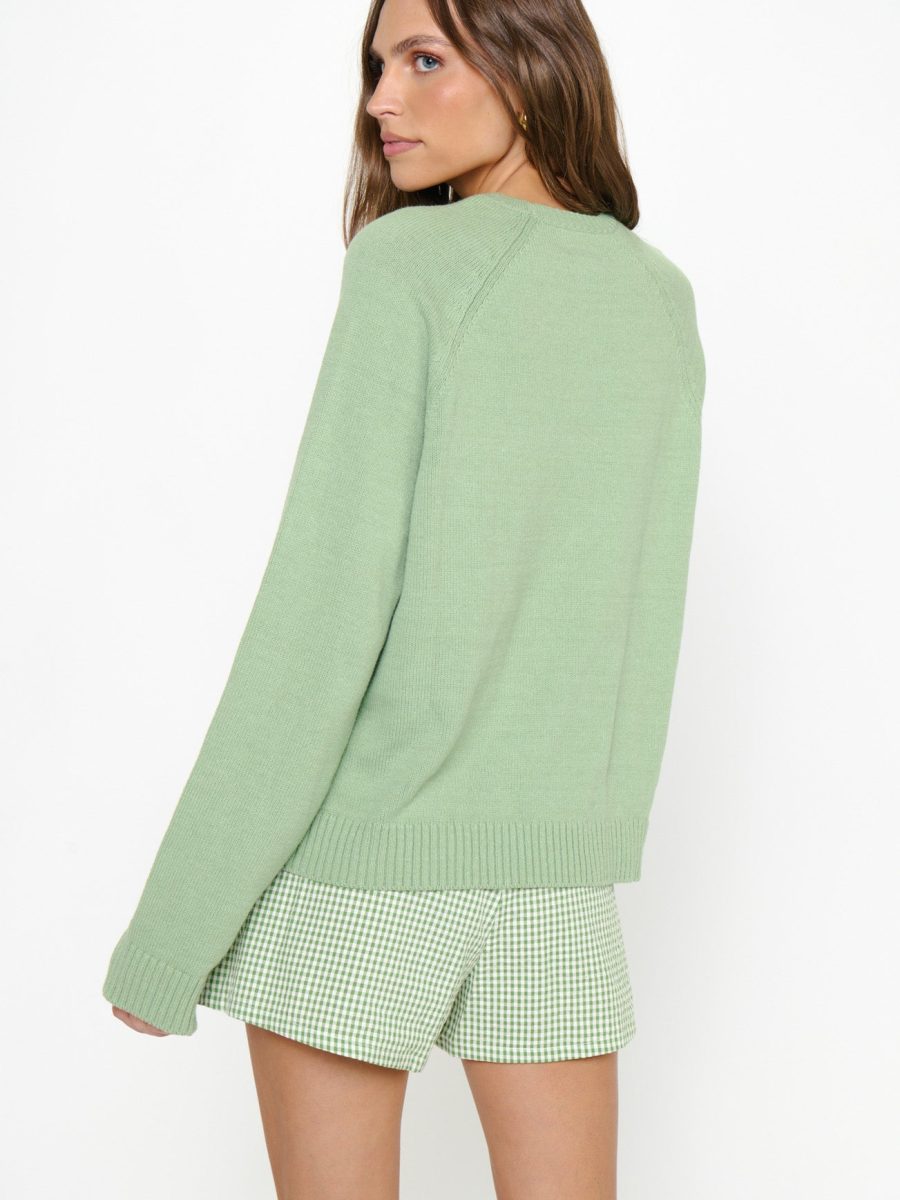 Off Duty Sweater ~ Lucky Graphic Knit