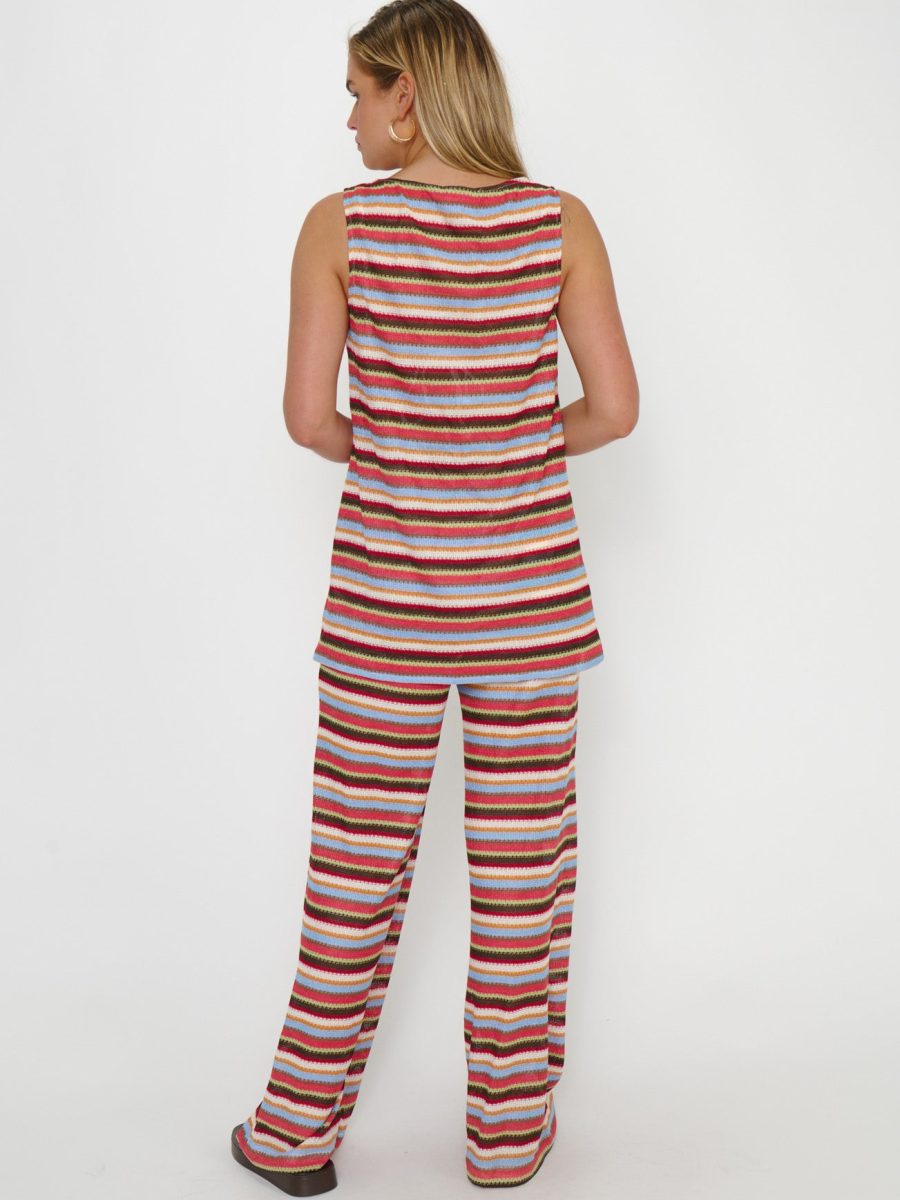 Kenny Pants ~ Sunkissed Stripe Knit