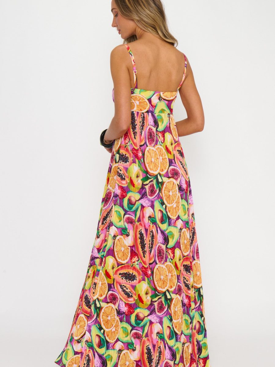 Kaya Maxi Dress ~ Fruit Slices