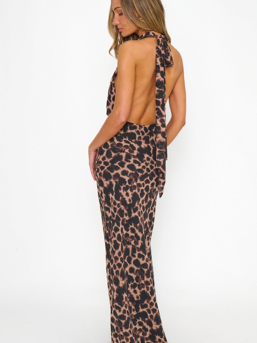 Simone Maxi Dress ~ Tortoise Shell