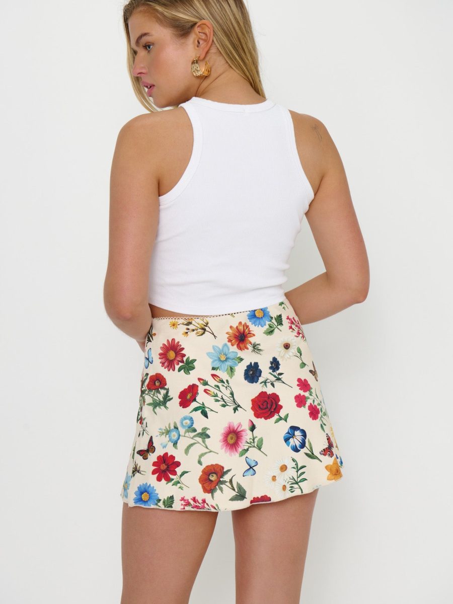 Eva Mini Skirt ~ French Floral