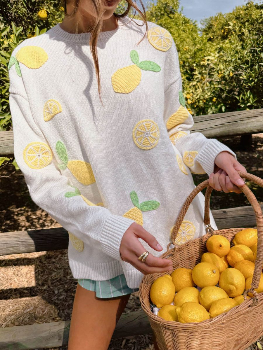 Go To Sweater ~ Lemon Sorbet Knit
