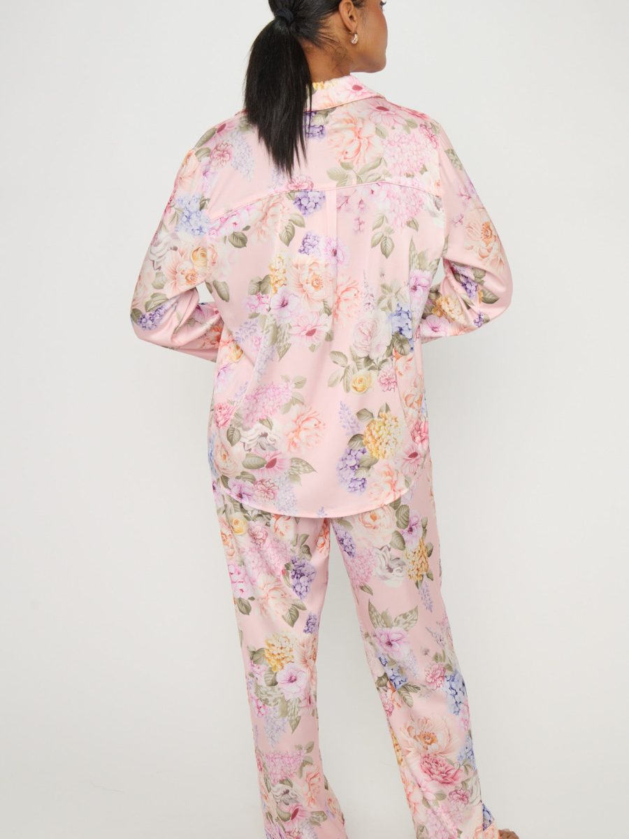 Classic PJ Set ~ Powder Pink Blooms
