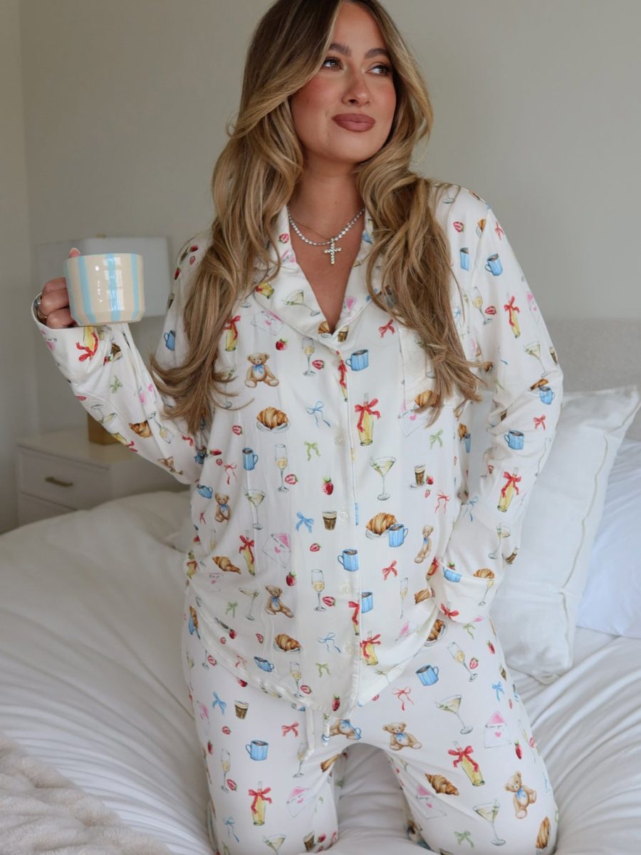Classic PJ Set ~ Sundays in Paris Jersey