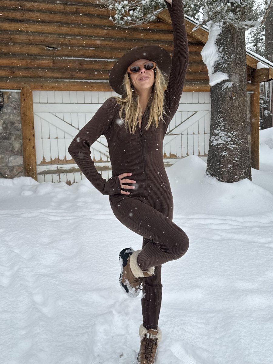 Lodge Onesie ~ Winter Rib Chocolate