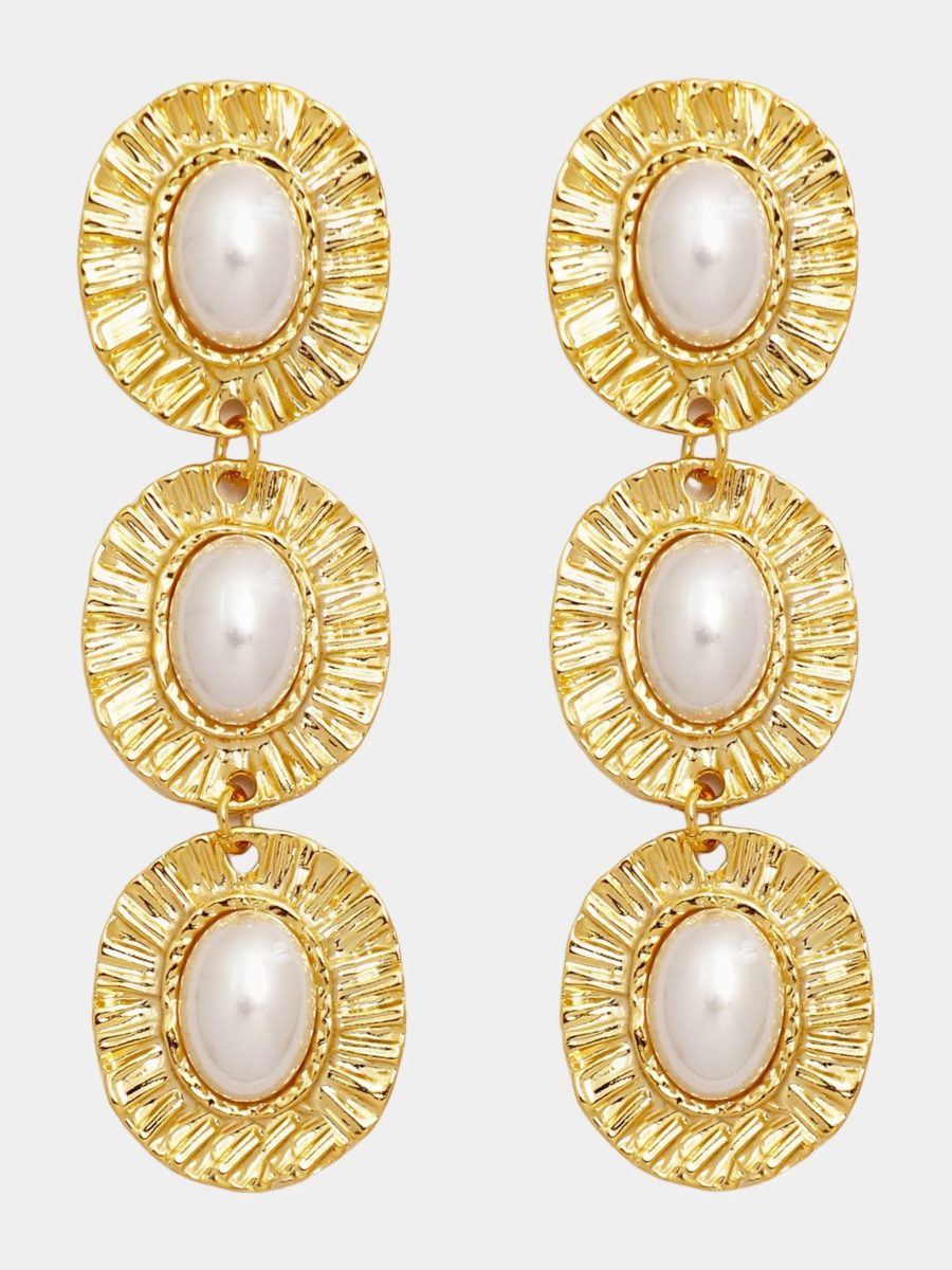 Petit Moments Providence Earrings ~ Gold