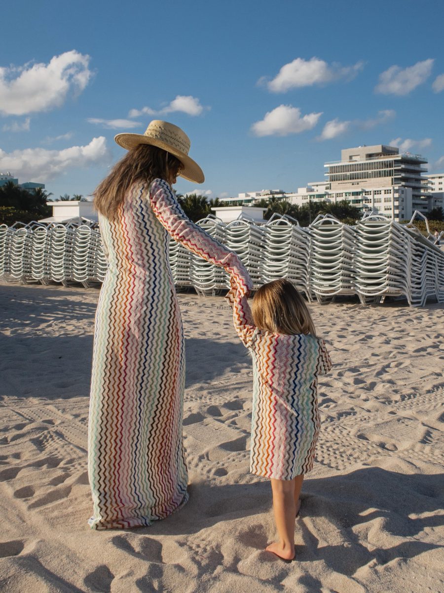 Little Vacay Coverup ~ Rainbow Zigzag Crochet