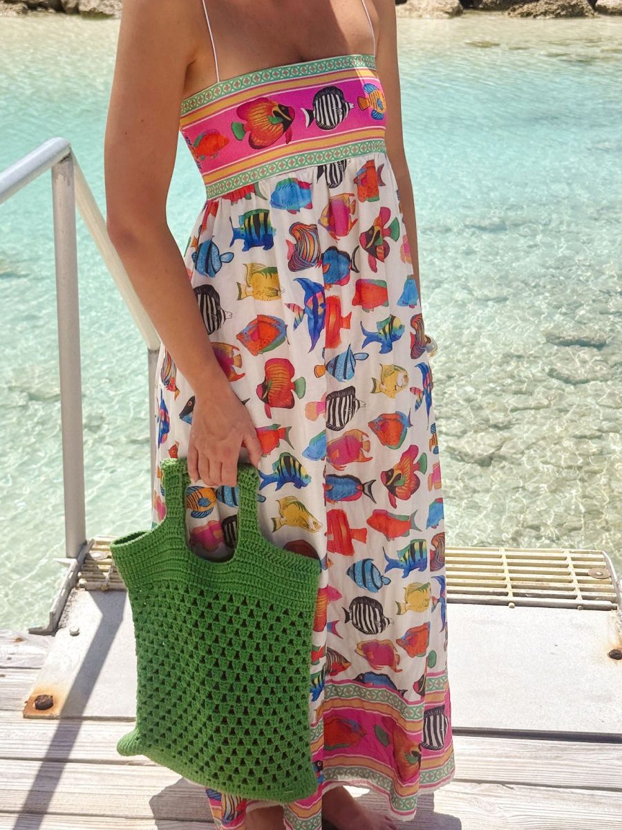 Skylar Maxi Dress ~ Rainbow Reef