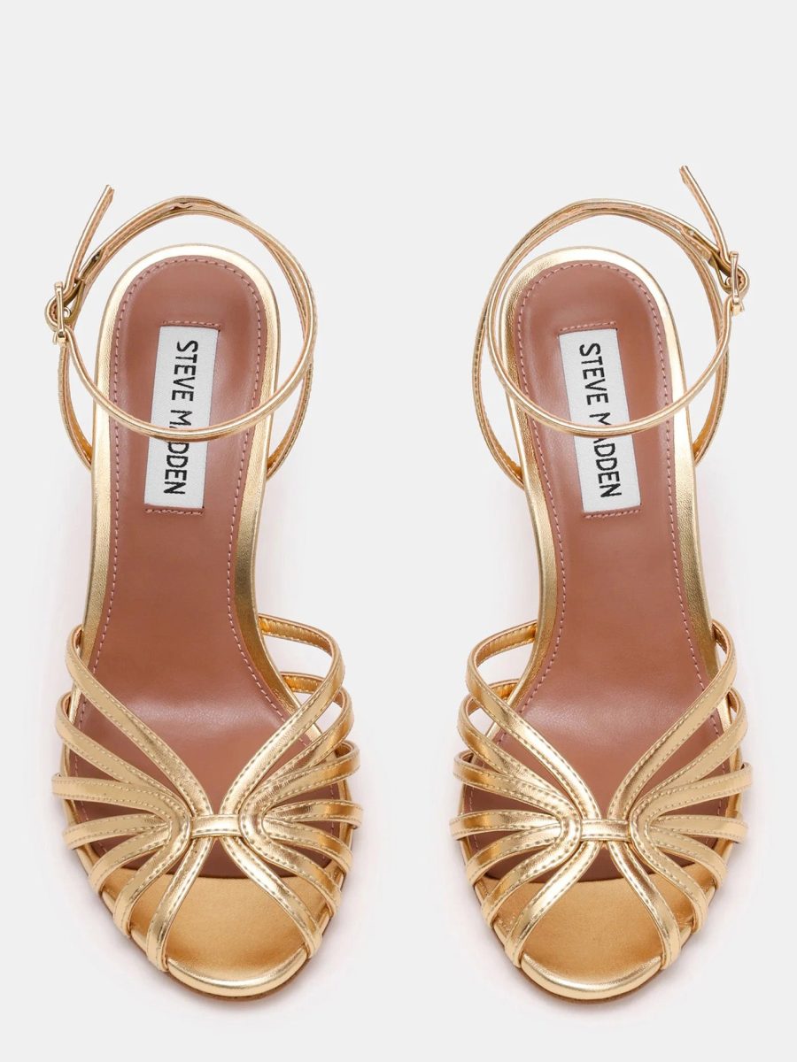Steve Madden Mizuna Heel ~ Gold