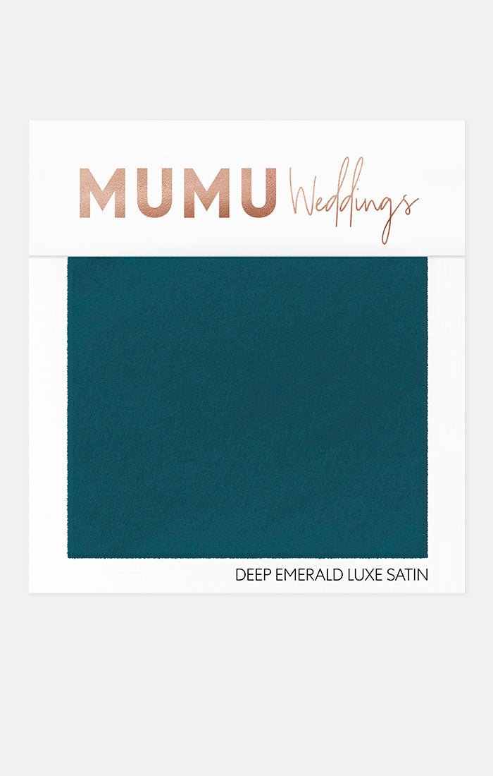 Deep Emerald Luxe Satin