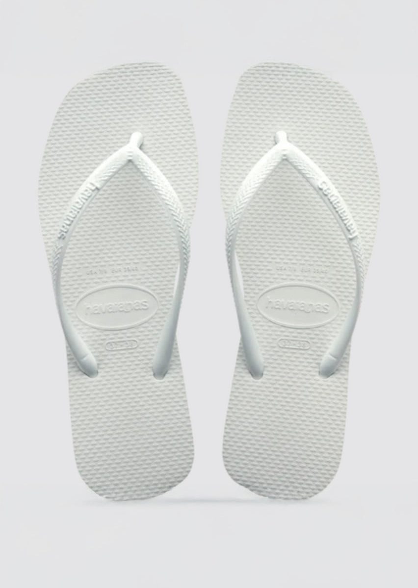 Havaianas Slim Square Thong ~ White