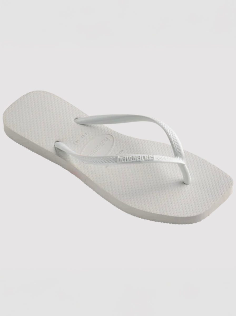 Havaianas Slim Square Thong ~ White