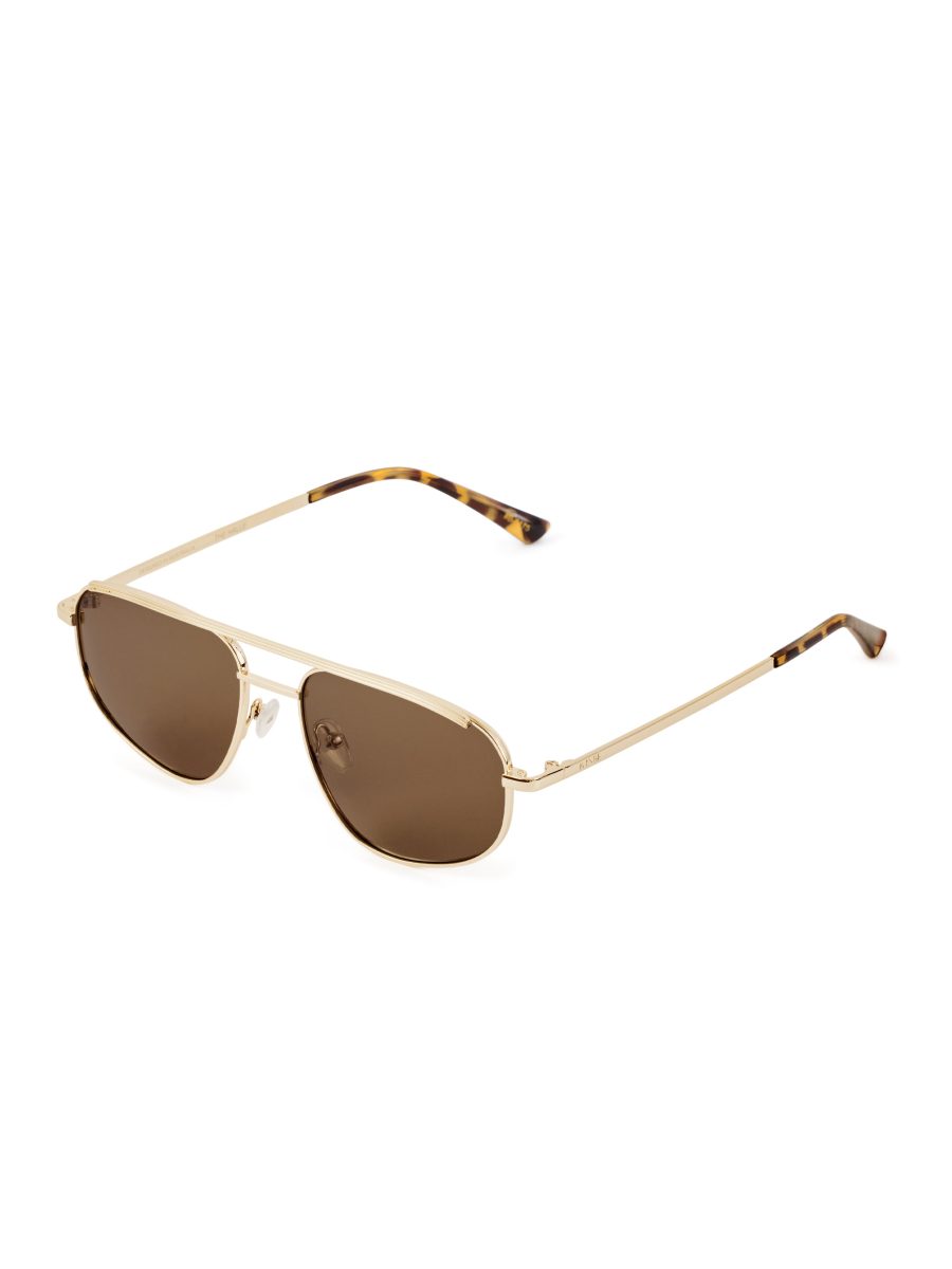 Banbé Eyewear The Halle Sunglasses ~ Gold/Brown