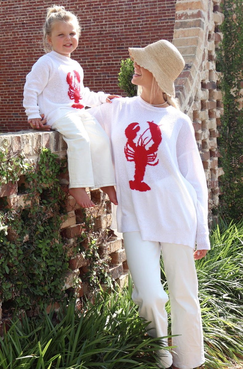 Woodsy Sweater ~ Lobster Knit