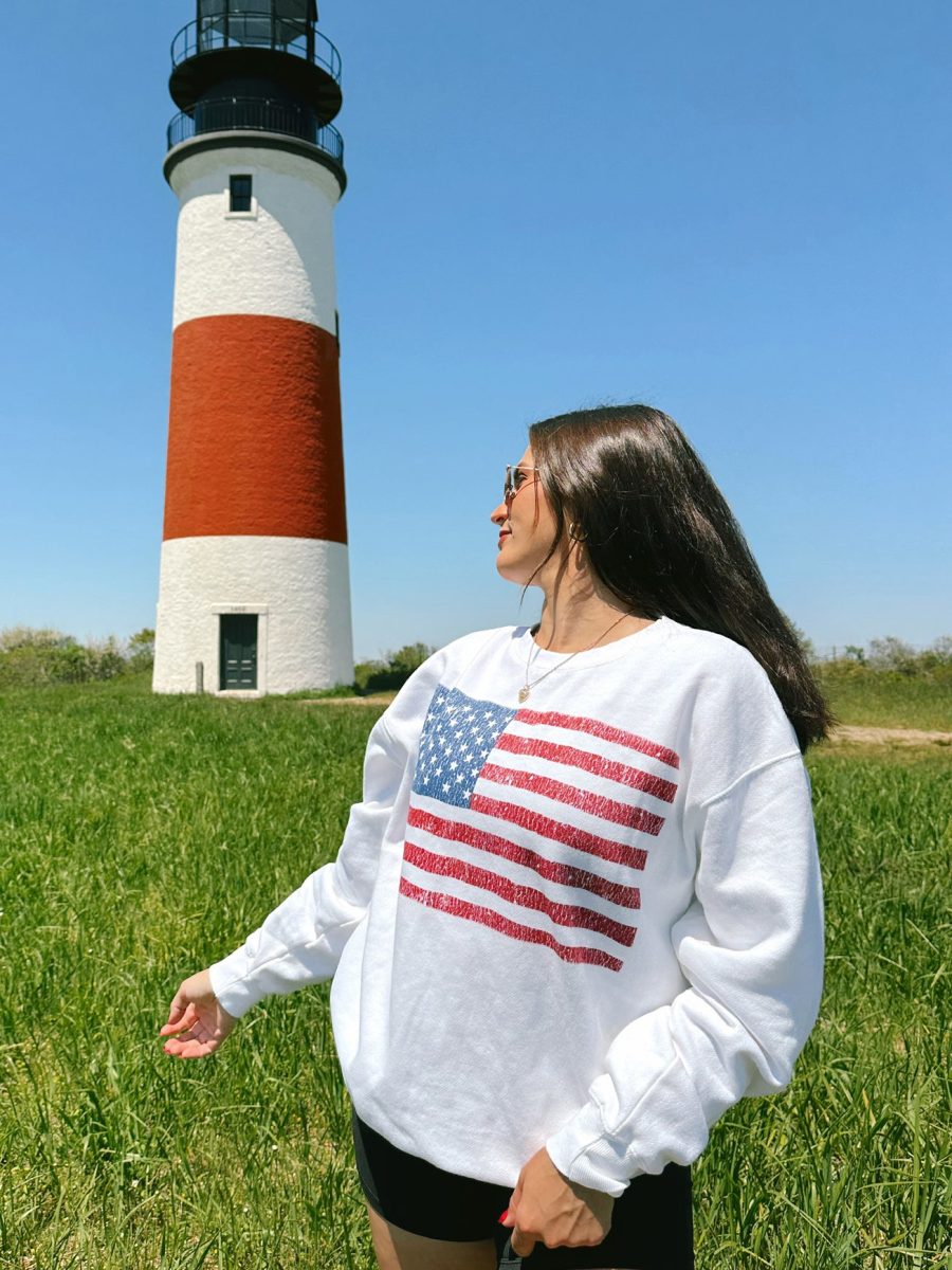 Stanley Sweatshirt ~ American Flag Graphic