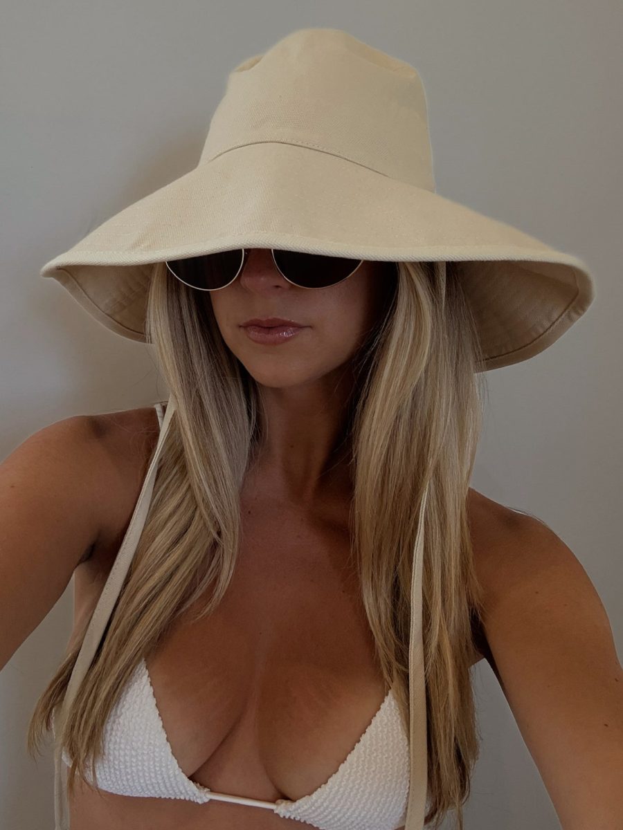 Lack of Color Holiday Bucket Hat ~ Beige Canvas