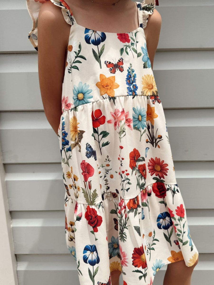 Dodd Ruffle Dress ~ French Floral