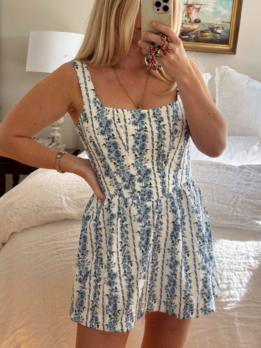 Nina Skort Dress ~ Blue Bliss Stripe