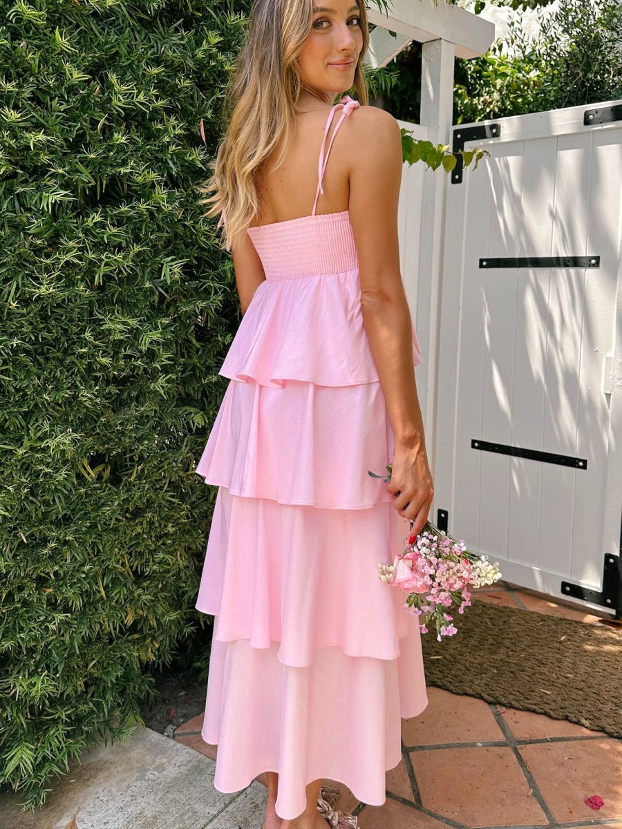 Meet Cute Dress ~ Light Pink Taffeta