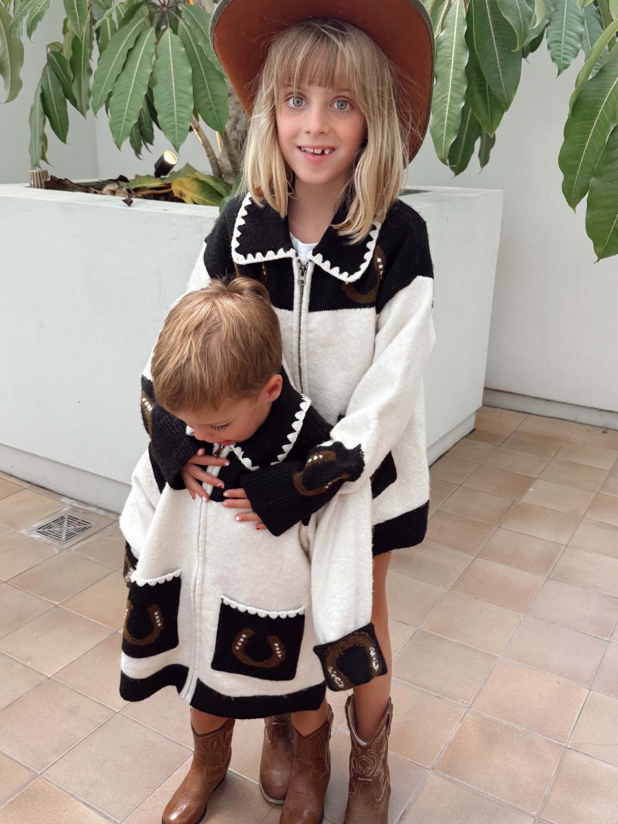 Little Los Almos Sweater ~ Horse Embroidered Knit