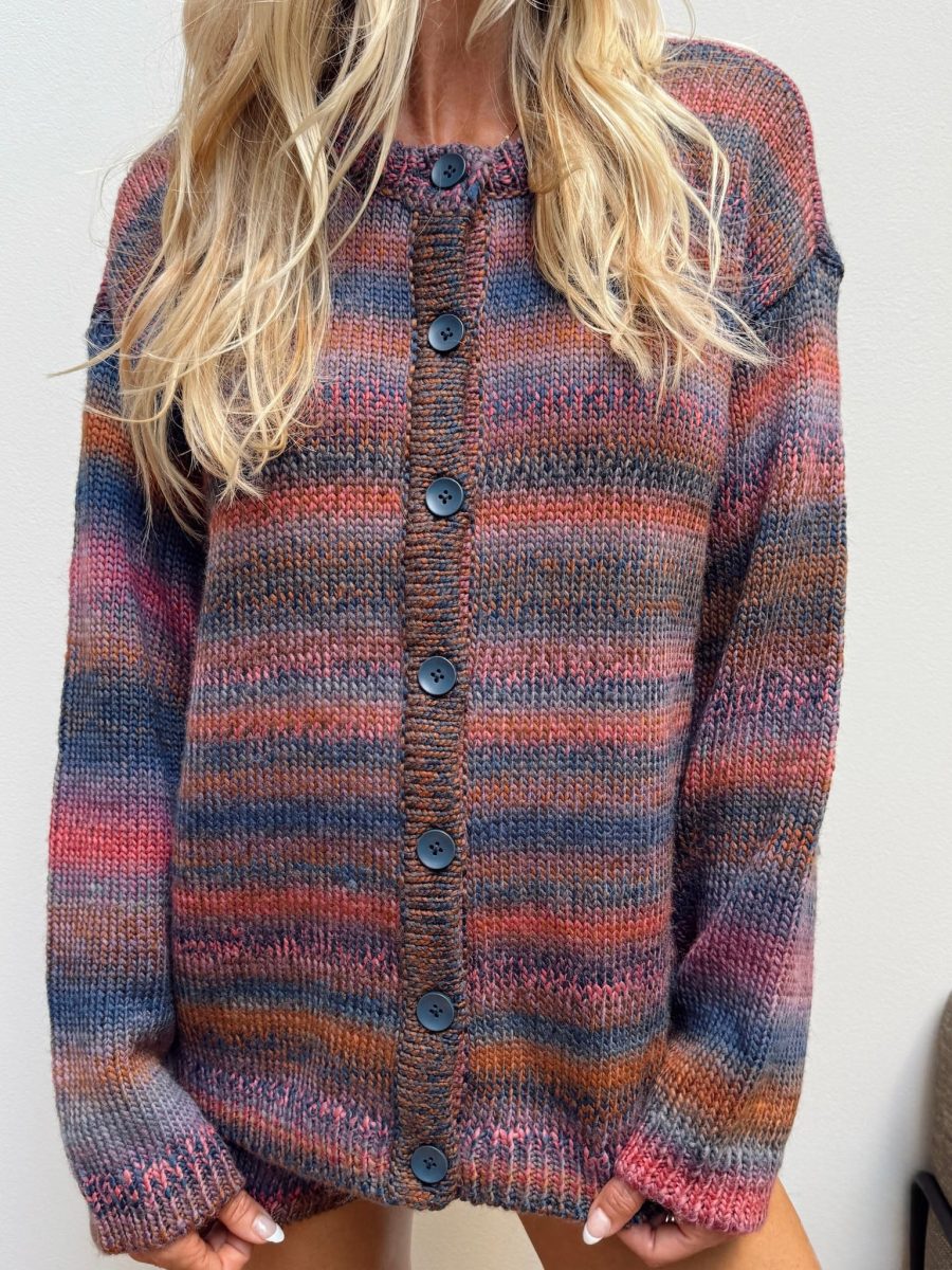 Inez Cardigan ~ Spacedye Knit