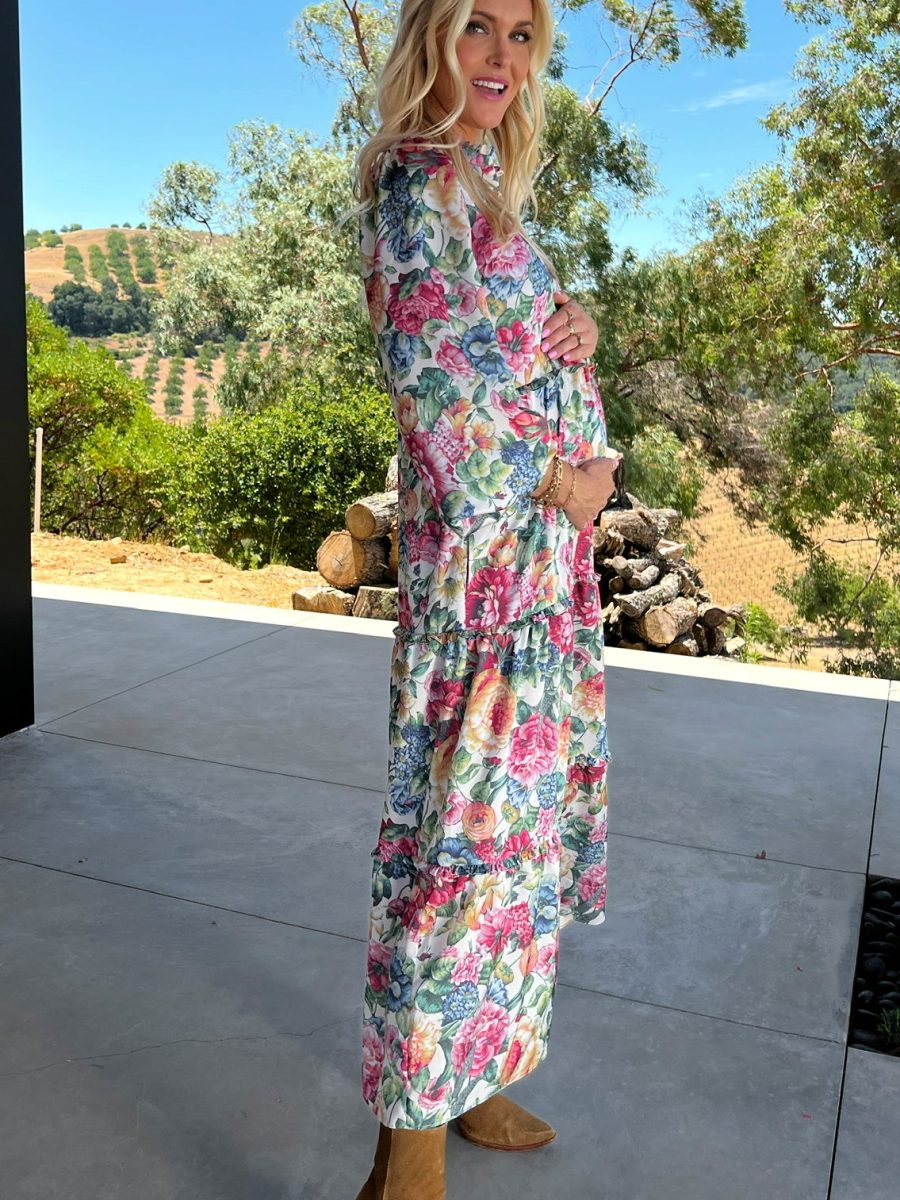 Loretta Maxi Dress ~ Dusty Meadows