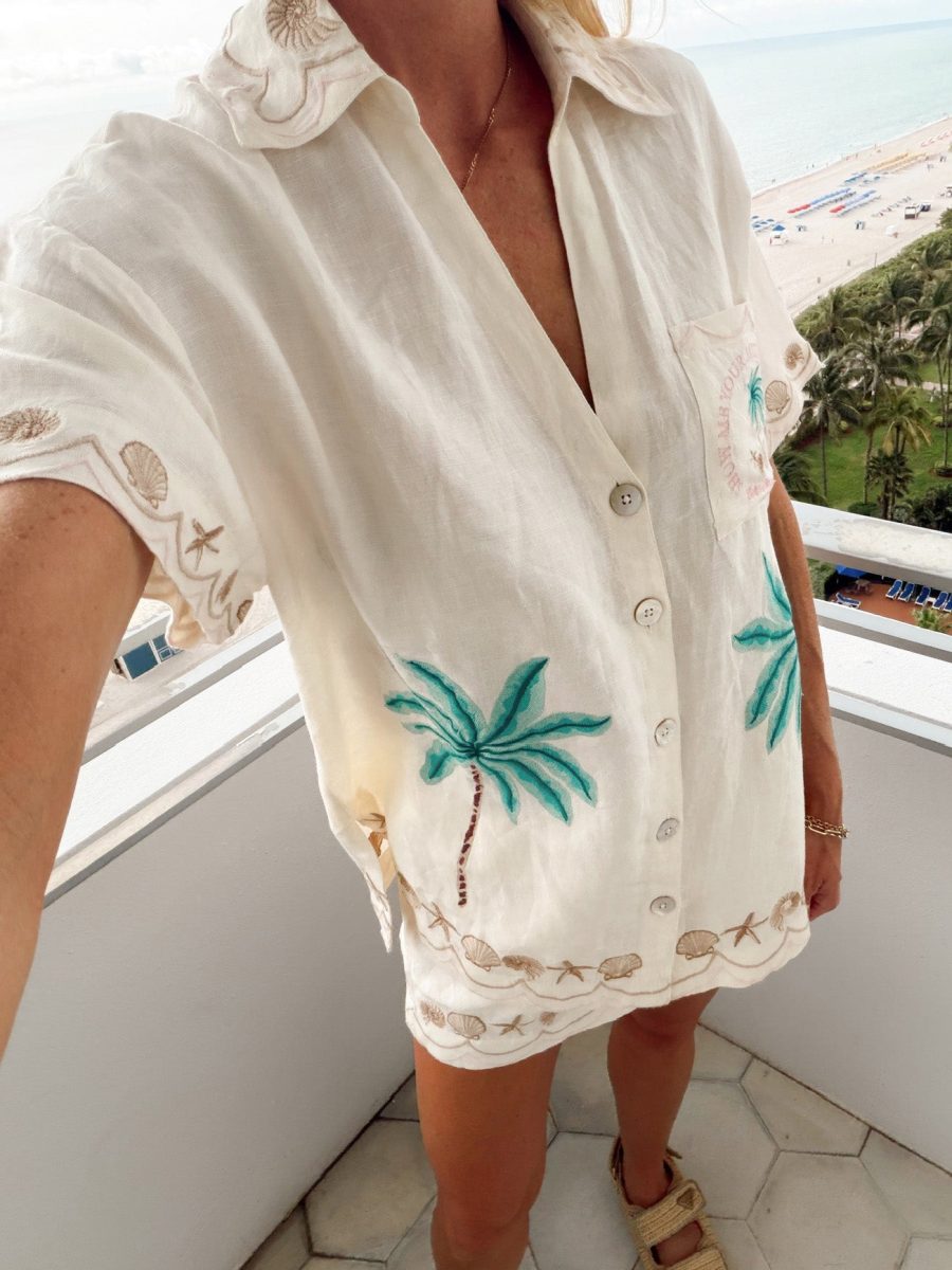 Parker Button Down ~ Beachfront Embroidery