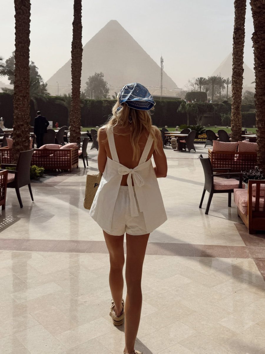 Maren Shorts ~ White Linen