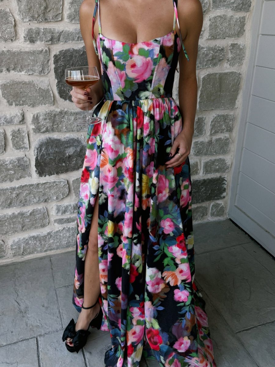 Juliet Maxi Dress ~ Moonlit Garden Gala Taffeta