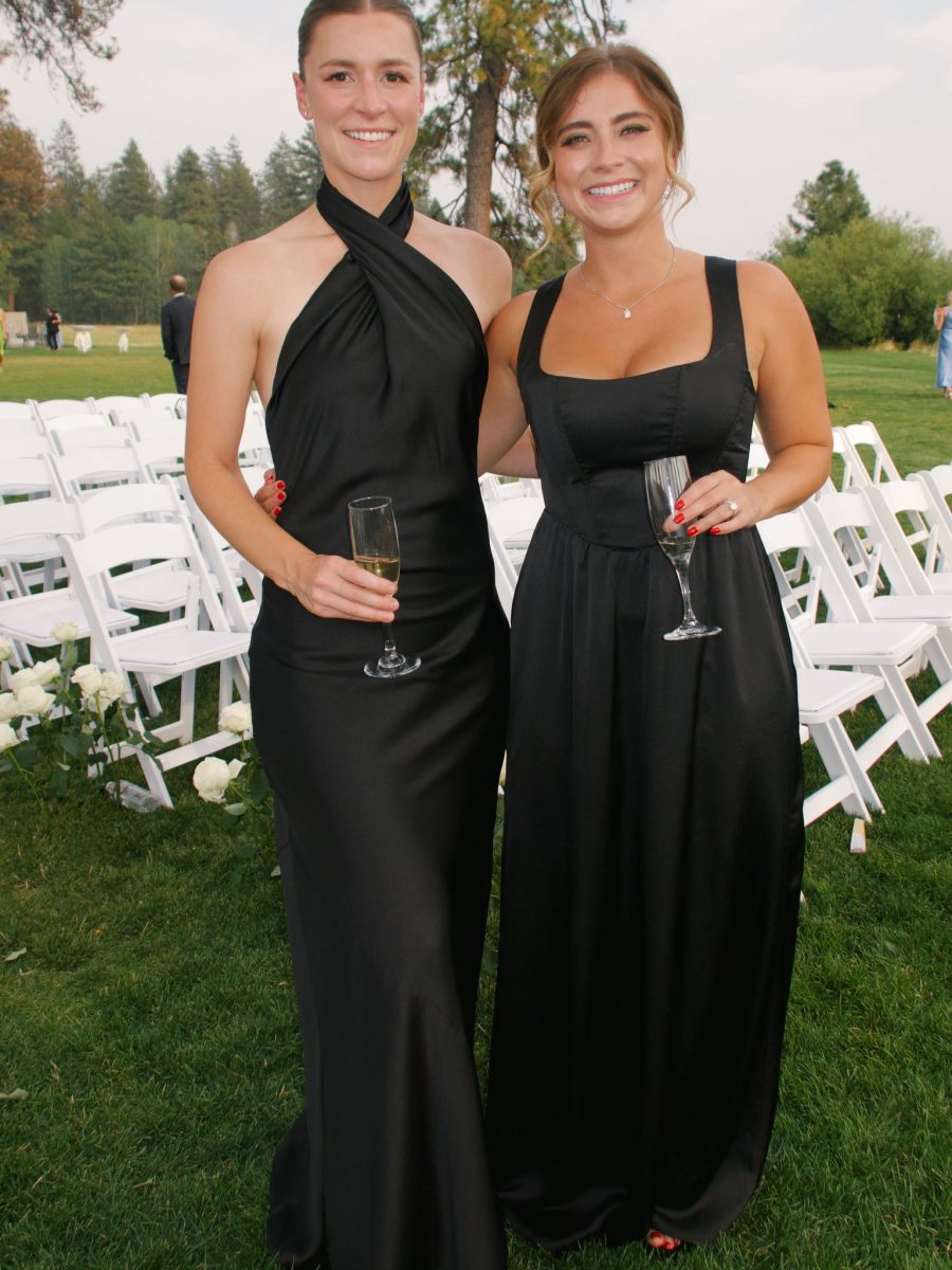 Jasmine Halter Maxi Dress ~ Black Luxe Satin