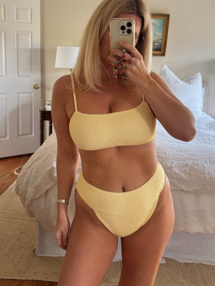 Del Rey Bottom ~ Butter Yellow Scrunch