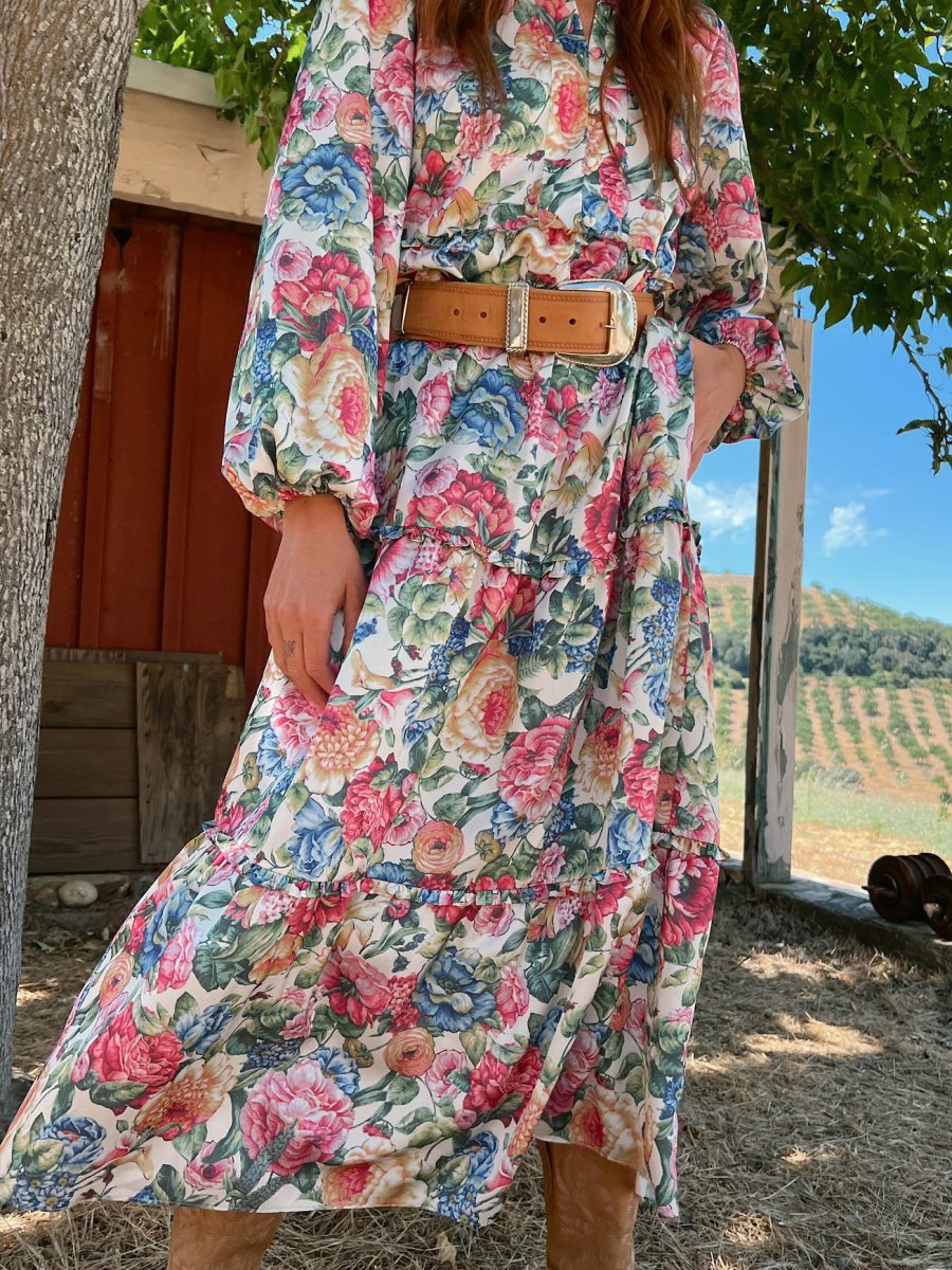 Loretta Maxi Dress ~ Dusty Meadows