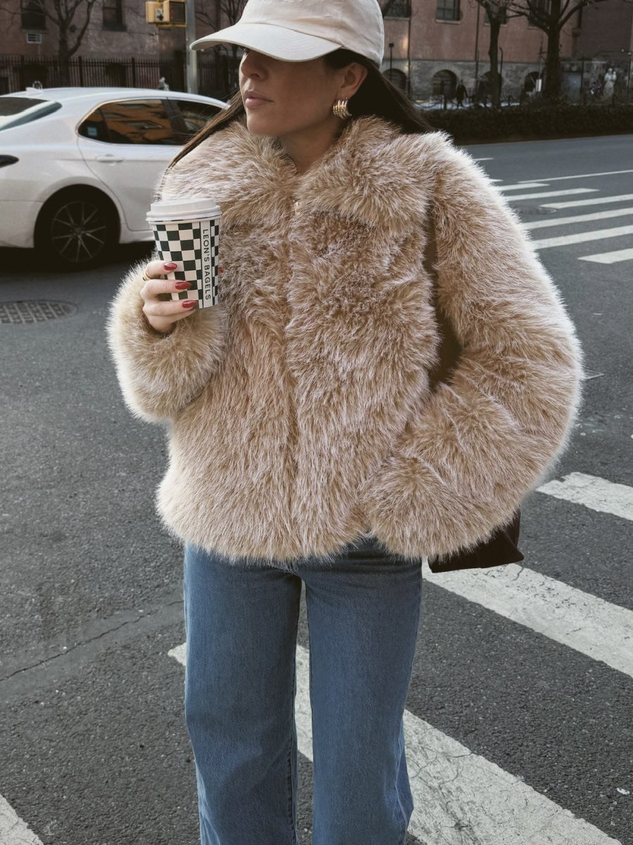 Park City Jacket ~ Cedar Brown Faux Fur