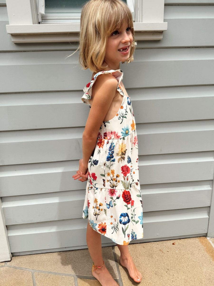 Dodd Ruffle Dress ~ French Floral