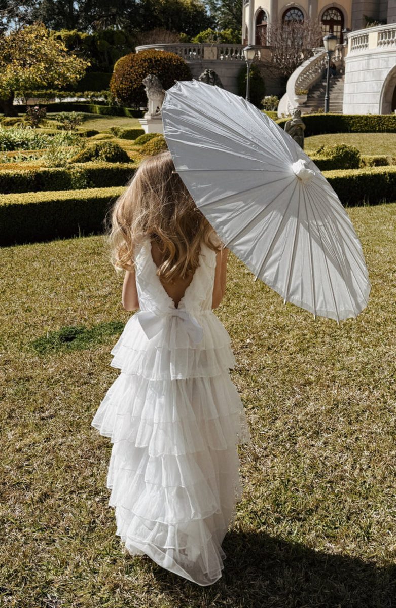 Lovebug Dress ~ White Tulle