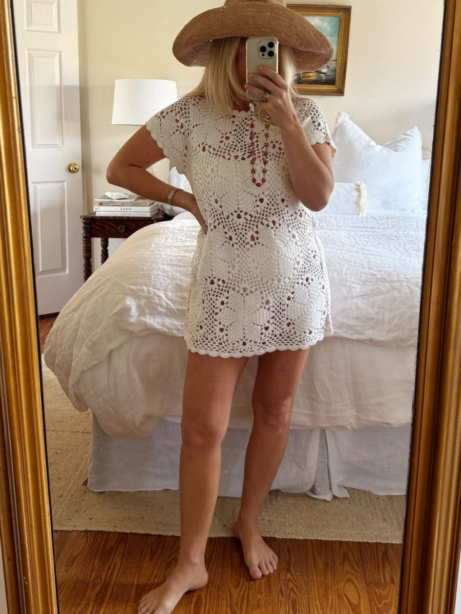 Cleo Coverup ~ Salty Floral Crochet