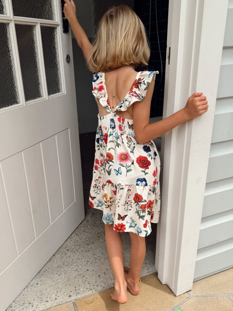 Dodd Ruffle Dress ~ French Floral