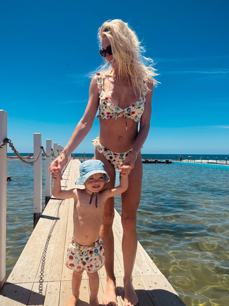 Little Beach Bum Trunks ~ French Floral