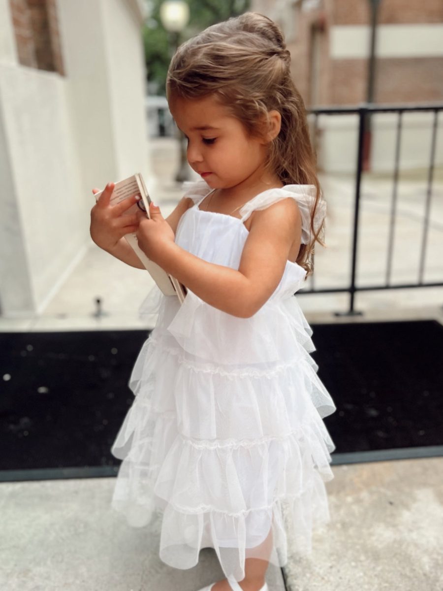 Little Fairytale Dress ~ White Tulle