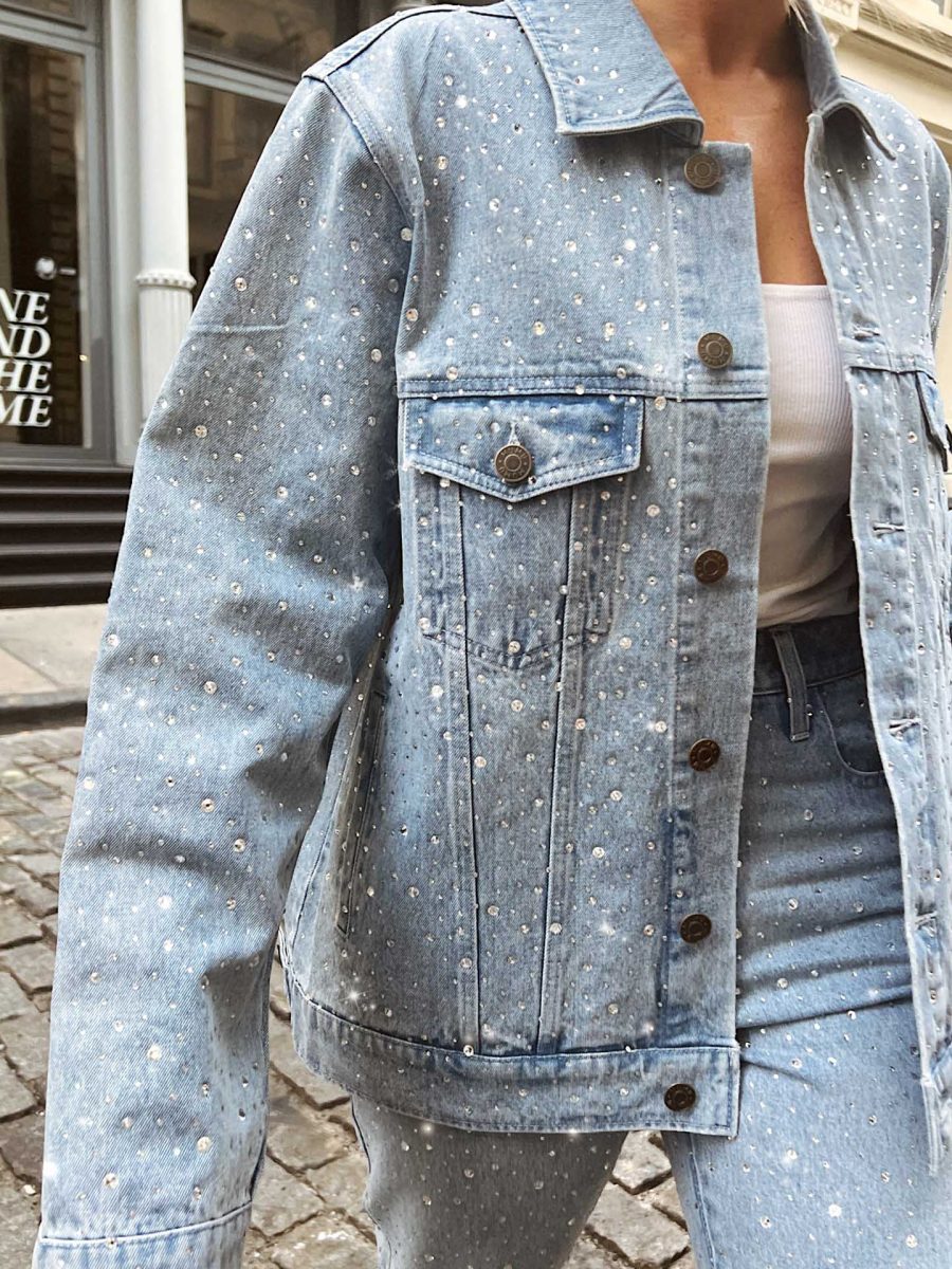 Dover Denim Jacket ~ Embellished Indigo