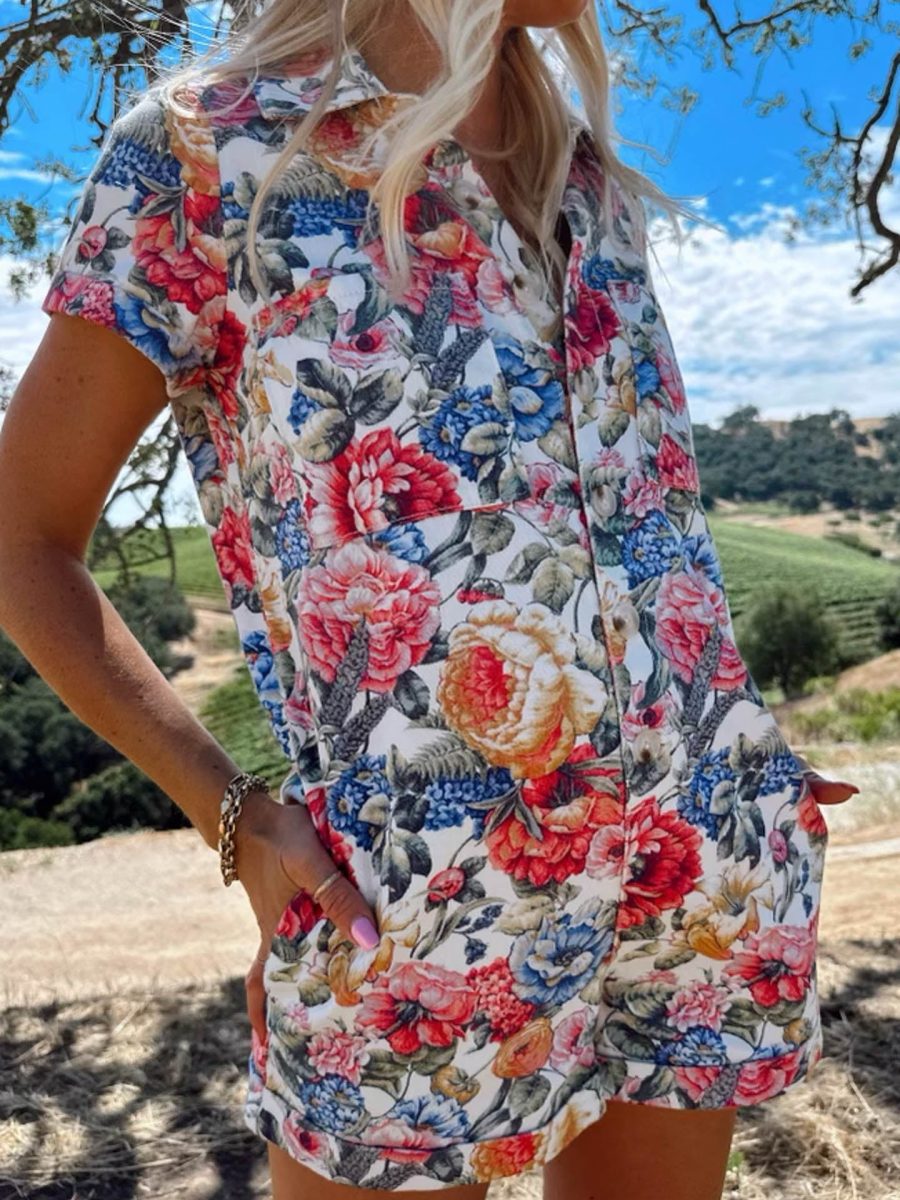 Range Romper ~ Dusty Meadows Denim