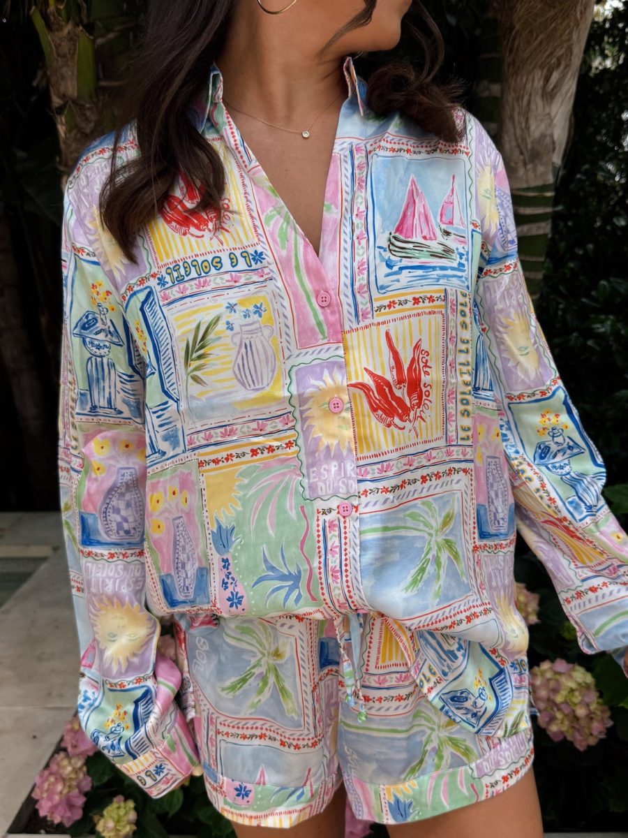 Early Riser PJ Set ~ Soleil Silky
