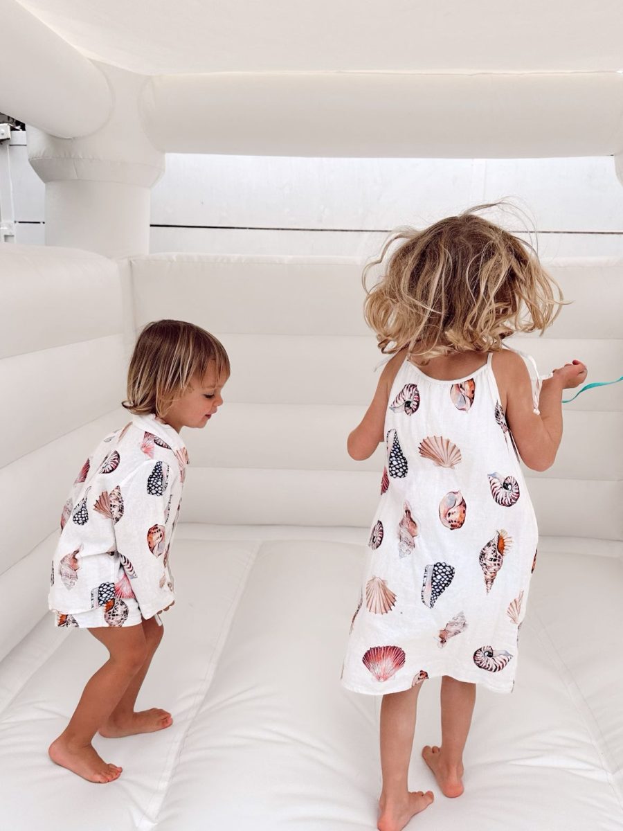 Sidekick Dress ~ Shell Linen