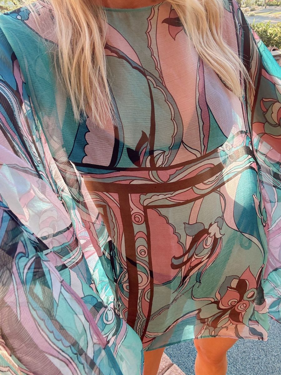 Olsen Mini Dress ~ Siren Spell Silk Chiffon