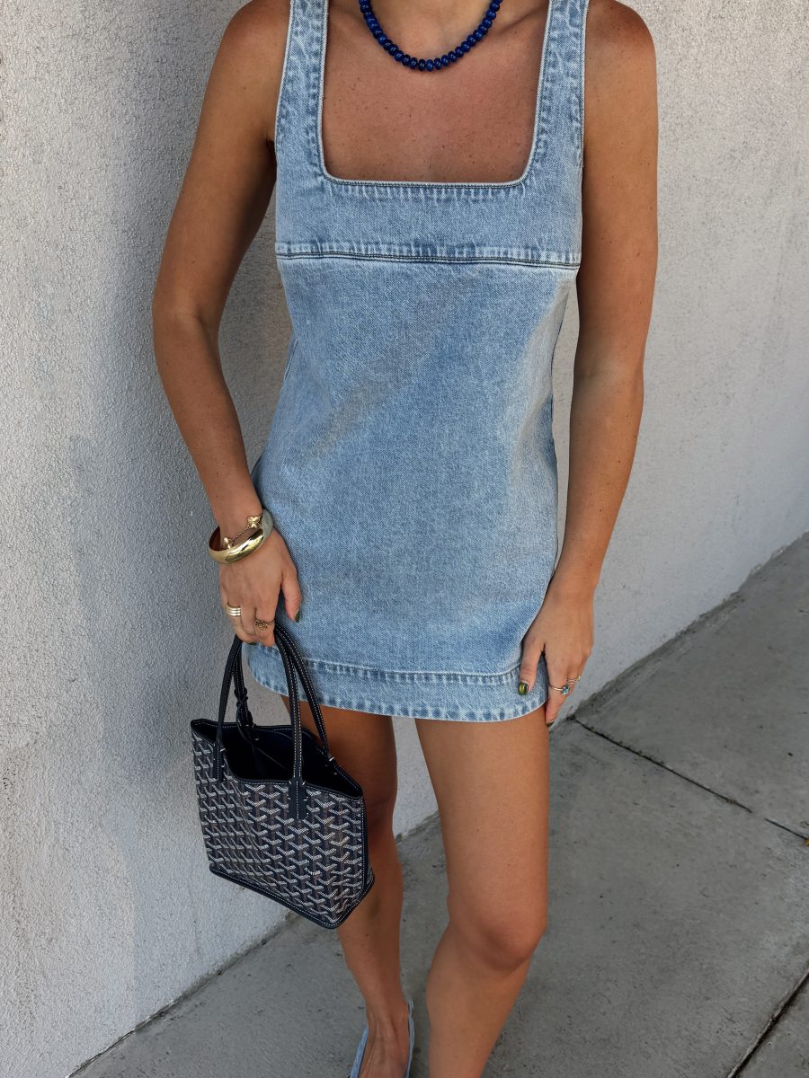 Topanga Mini Dress ~ Jet Stream Blue
