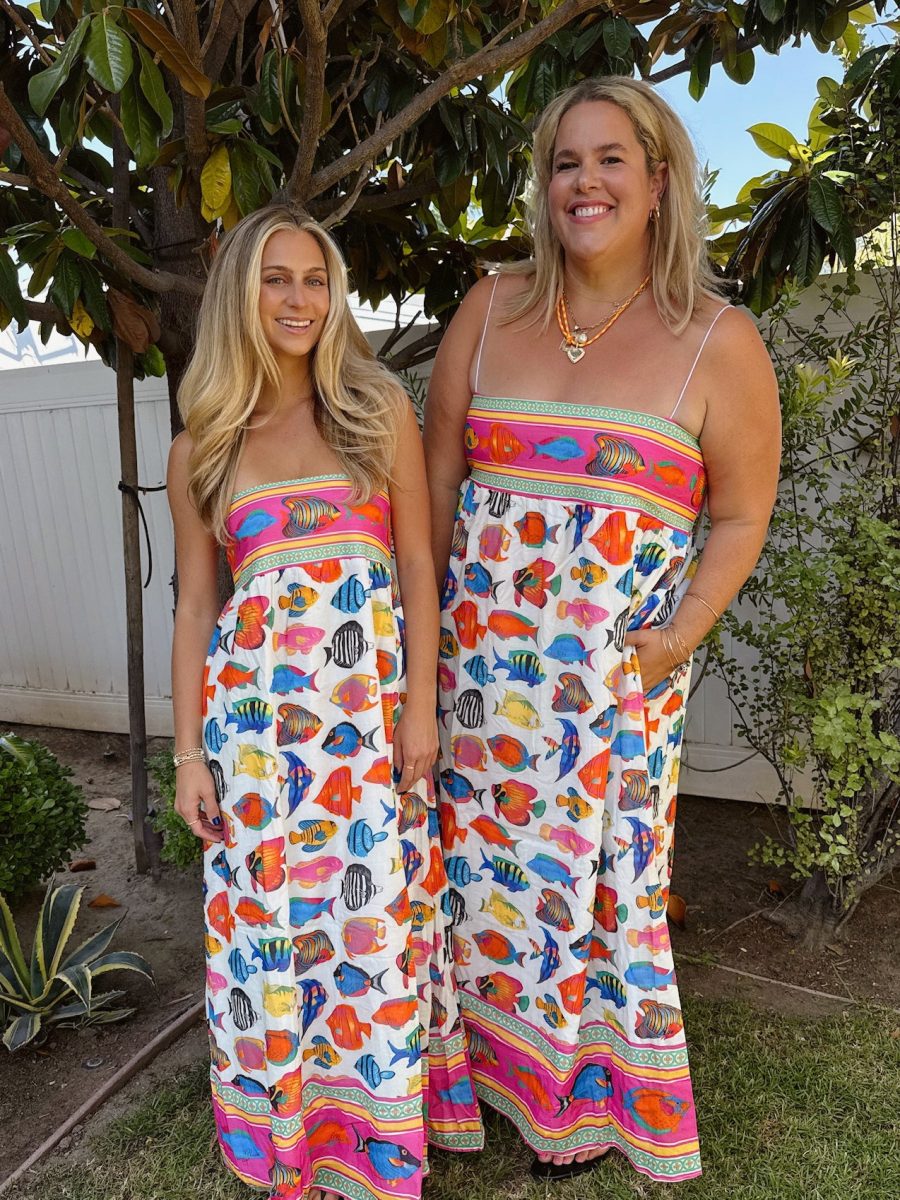Skylar Maxi Dress ~ Rainbow Reef