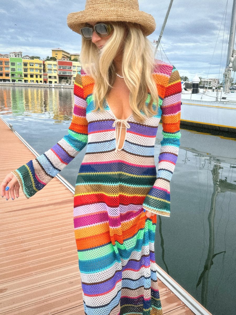 Vacay Coverup ~ Colorful Crochet